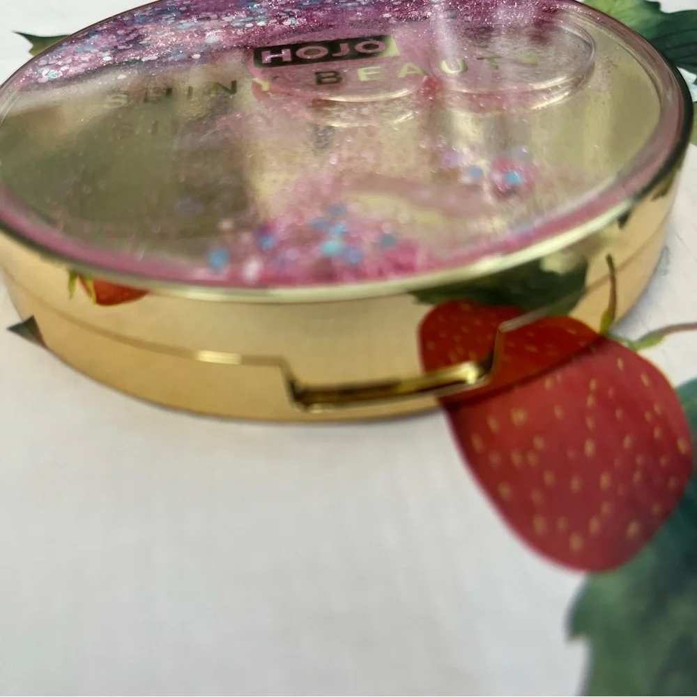 Pink Glitter Snow Globe Circle Eyeshadow Palette with 11 Colors - NIB